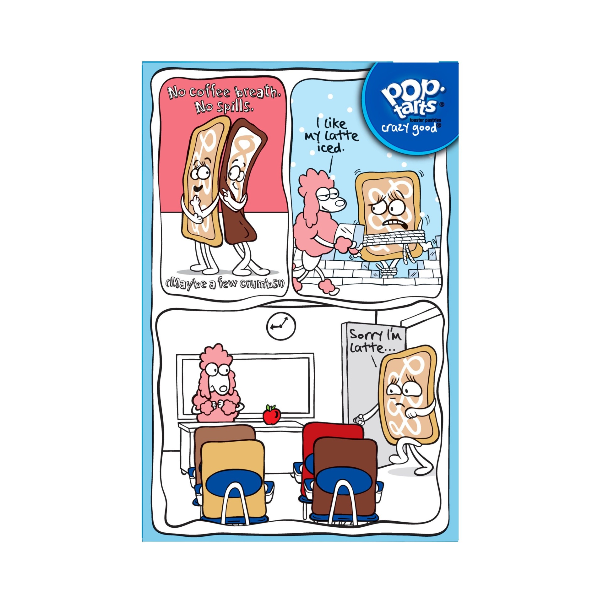 slide 4 of 5, Pop-Tarts Dunkin Donuts Frosted Vanilla Latte Toaster Pastries, 14.1 oz