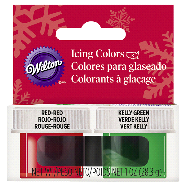 slide 1 of 1, Wilton Holiday Icing Color Set, 1 ct