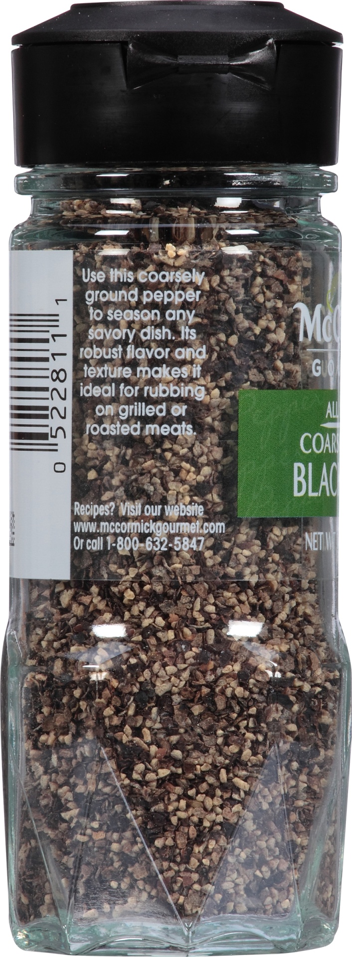 slide 3 of 4, McCormick Gourmet Coarse Grind Black Pepper, 1.62 oz