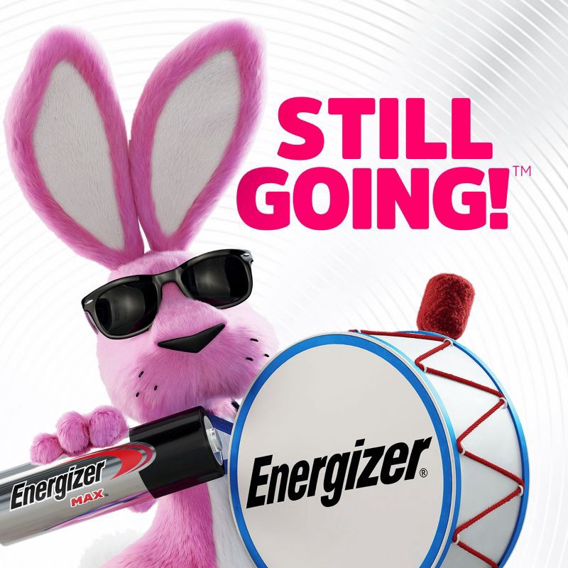 slide 7 of 10, Energizer Max AAA Batteries - 6pk Alkaline Battery: 1.5V Silver Single-Use Power, 6 ct