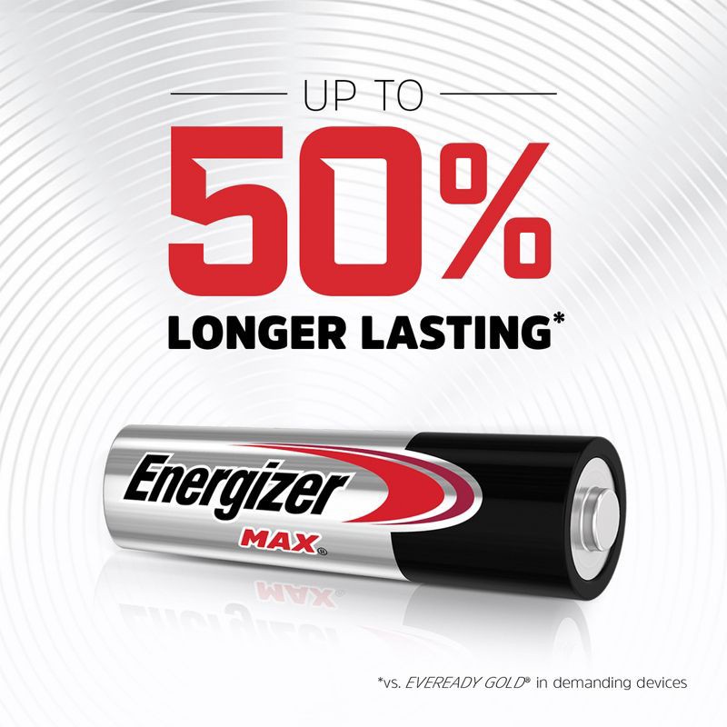 slide 2 of 9, Energizer Max AA Batteries - 4pk Alkaline Battery, 4 ct