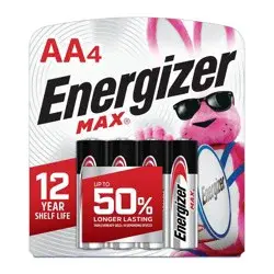 Energizer Max AA Batteries - 4pk Alkaline Battery