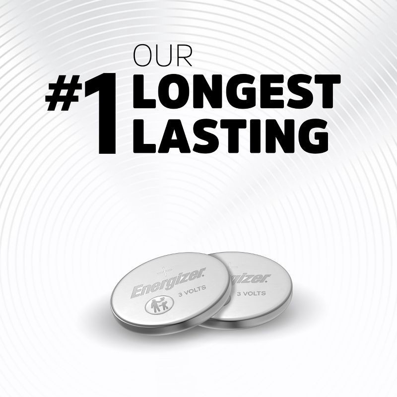 slide 3 of 9, Energizer 2032 Batteries 2pk - Lithium Coin Battery: Household, Silver, Single-Use, 2 ct