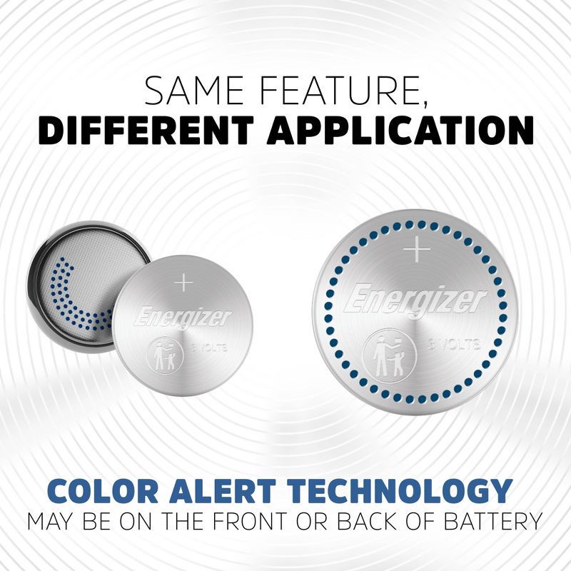 slide 7 of 9, Energizer 2032 Batteries 2pk - Lithium Coin Battery: Household, Silver, Single-Use, 2 ct