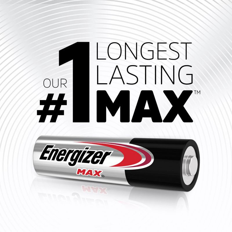 slide 4 of 10, Energizer Max AA Batteries - 6pk Alkaline Battery, 6 ct