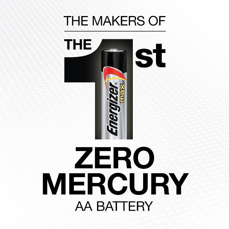 slide 9 of 9, Energizer Max AA Batteries - 6pk Alkaline Battery, 6 ct