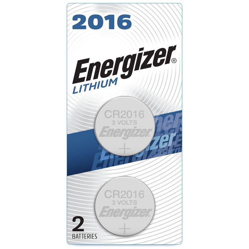 slide 1 of 9, Energizer 2016 Batteries 2pk - Lithium Coin Battery, 2 ct