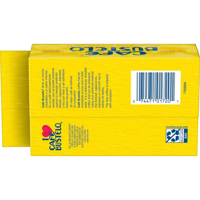 slide 2 of 6, Cafe Bustelo Espresso Dark Roast Ground Coffee Vacuum-Packed Brick - 10oz, 10 oz