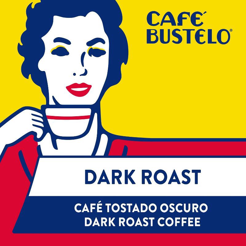 slide 4 of 6, Cafe Bustelo Café Bustelo Espresso Dark Roast Ground Coffee, Vacuum-Packed Brick - 10oz, 10 oz