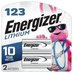 Energizer Ultimate Lithium 123 Photo Batteries - 2pk Lithium Battery
