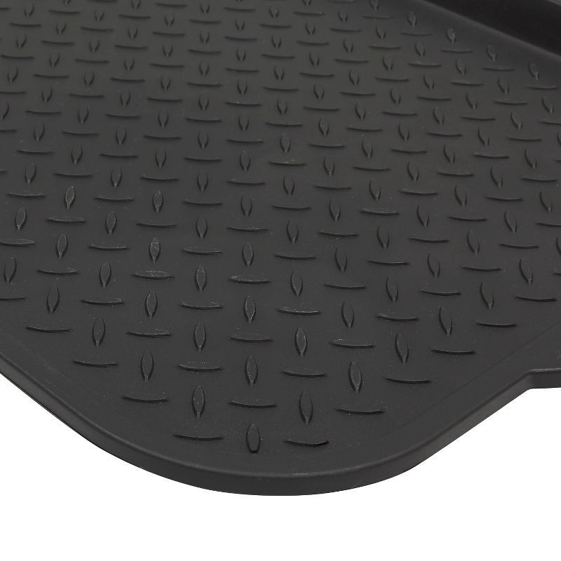 slide 2 of 7, 1'2"x2'6" Boot Tray Black - Mohawk: Waterproof Shoe Mat for Entryway, Indoor & Outdoor Use, Solid Rectangle Design, 1 ct