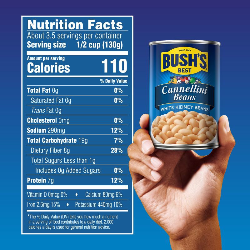 slide 2 of 8, Bush's Cannellini Beans - 15.5oz, 15.5 oz