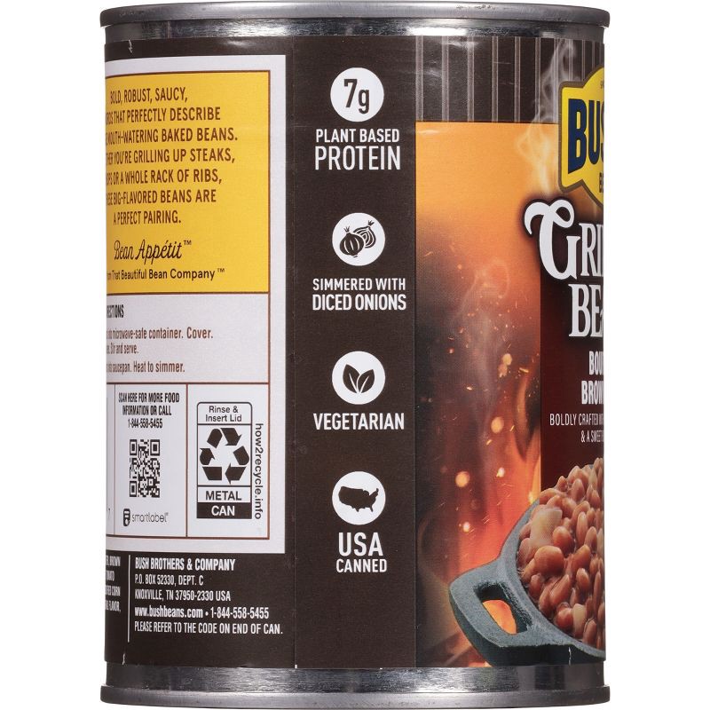 slide 3 of 7, Bush's Gluten Free Bourbon and Brown Sugar Grillin' Beans - 22oz, 22 oz