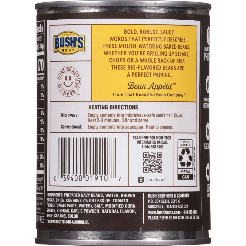 slide 5 of 7, Bush's Gluten Free Bourbon and Brown Sugar Grillin' Beans - 22oz, 22 oz