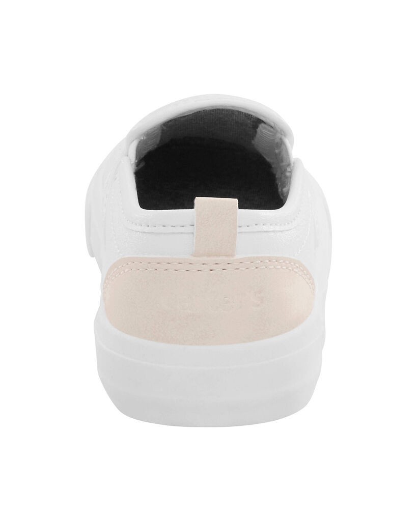 slide 4 of 6, Carter's Toddler Slip-On Casual Shoes White 6, 1 ct
