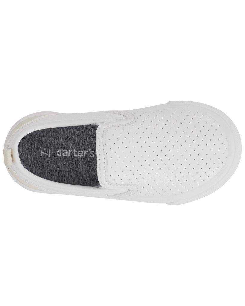 slide 5 of 6, Carter's Toddler Slip-On Casual Shoes White 6, 1 ct