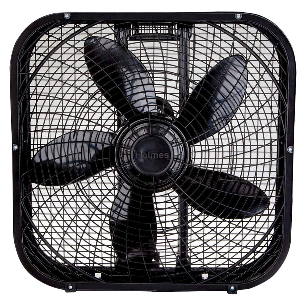 slide 2 of 3, 20" 3-Speed Box Fan Black - Holmes, 1 ct