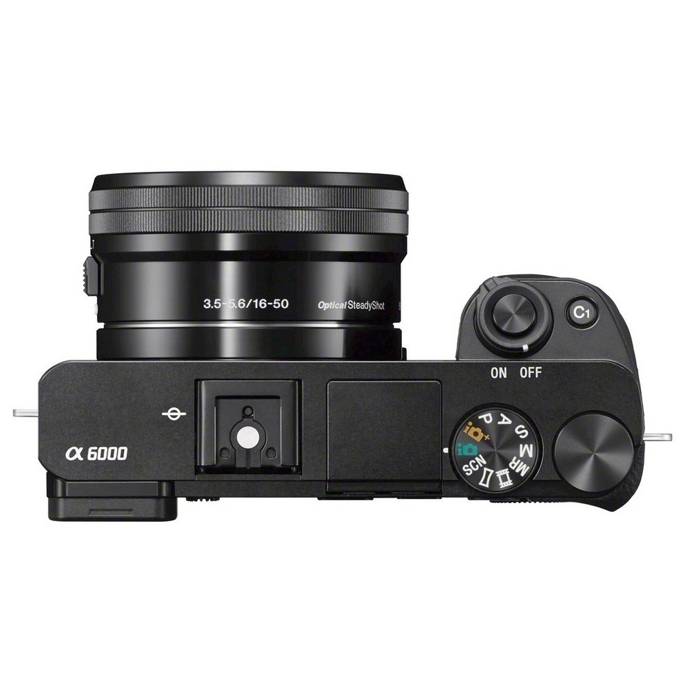 slide 4 of 5, Sony Mirrorless Camera a6000 - Black (ILCE /B), 6000 liter