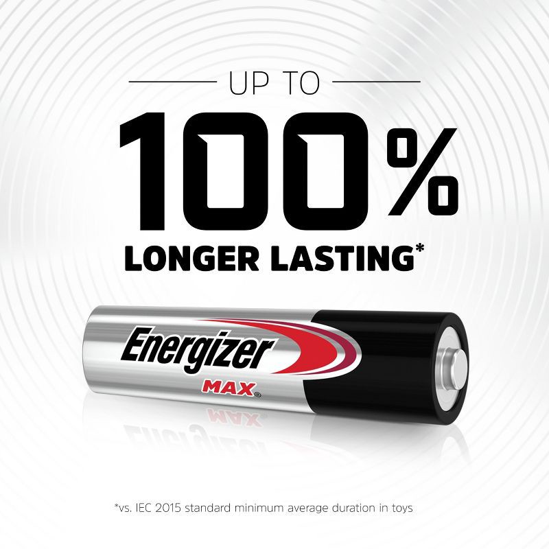 slide 5 of 10, Energizer Max AAA Batteries - 10pk Alkaline Battery, 10 ct