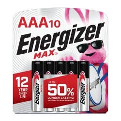 Energizer Max AAA Batteries - 10pk Alkaline Battery