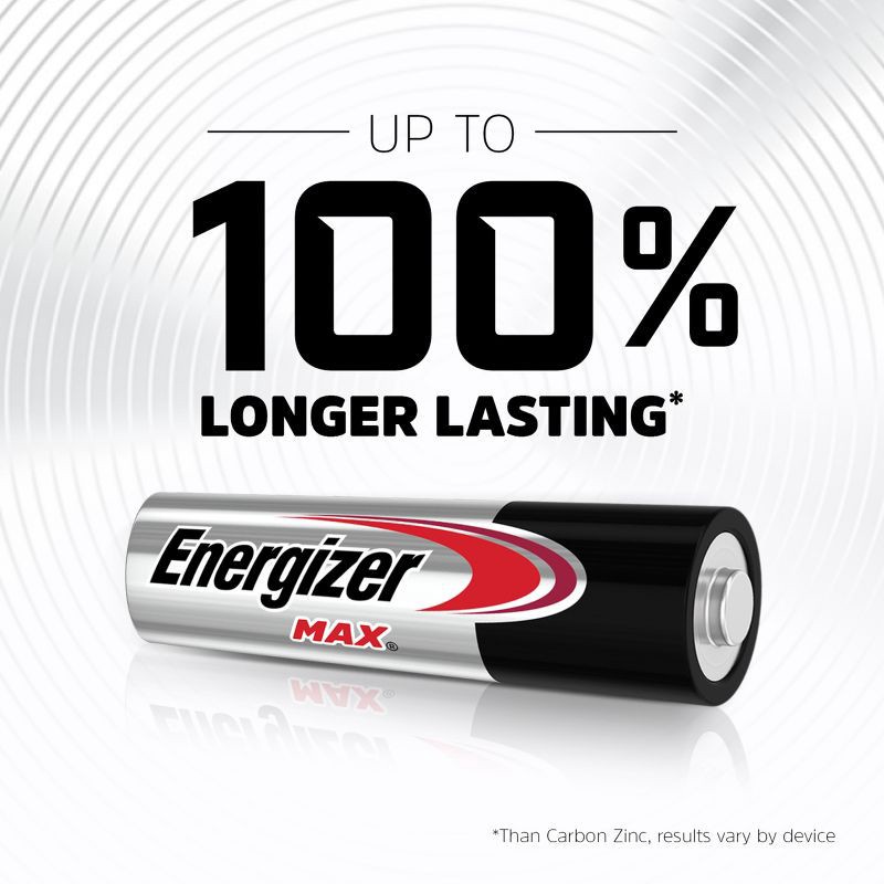 slide 4 of 10, Energizer Max AA Batteries - 10pk Alkaline Battery, 10 ct