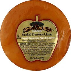 Red Apple Cheese Apple Smoked Provolone Deli Vacuum Pack - 8 Oz