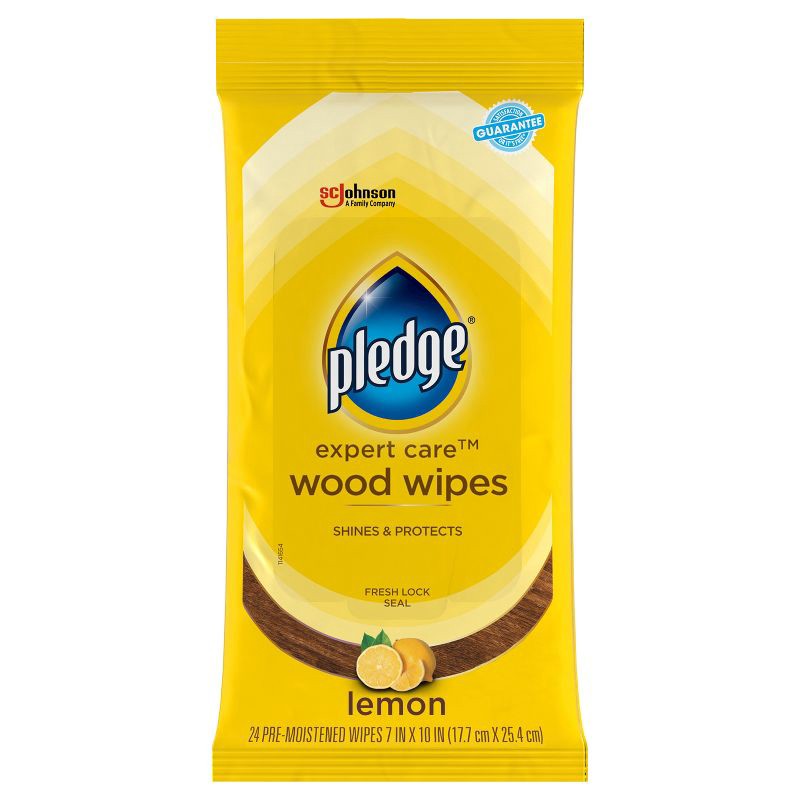 slide 1 of 13, Pledge Multisurface Enhancing Wipes - Lemon - 24ct, 24 ct
