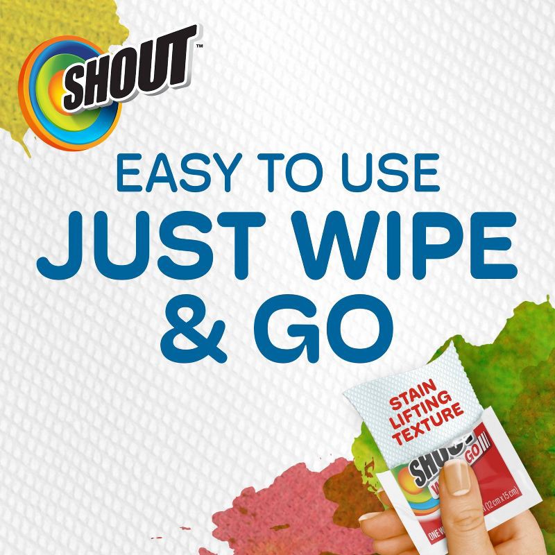 slide 12 of 16, Shout Wipe & Go Instant Portable Stain Remover - 12ct, 12 ct
