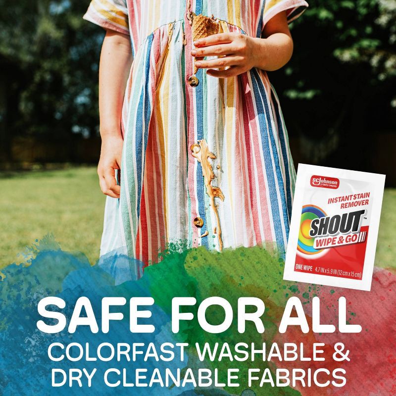 slide 13 of 16, Shout Wipe & Go Instant Portable Stain Remover - 12ct, 12 ct