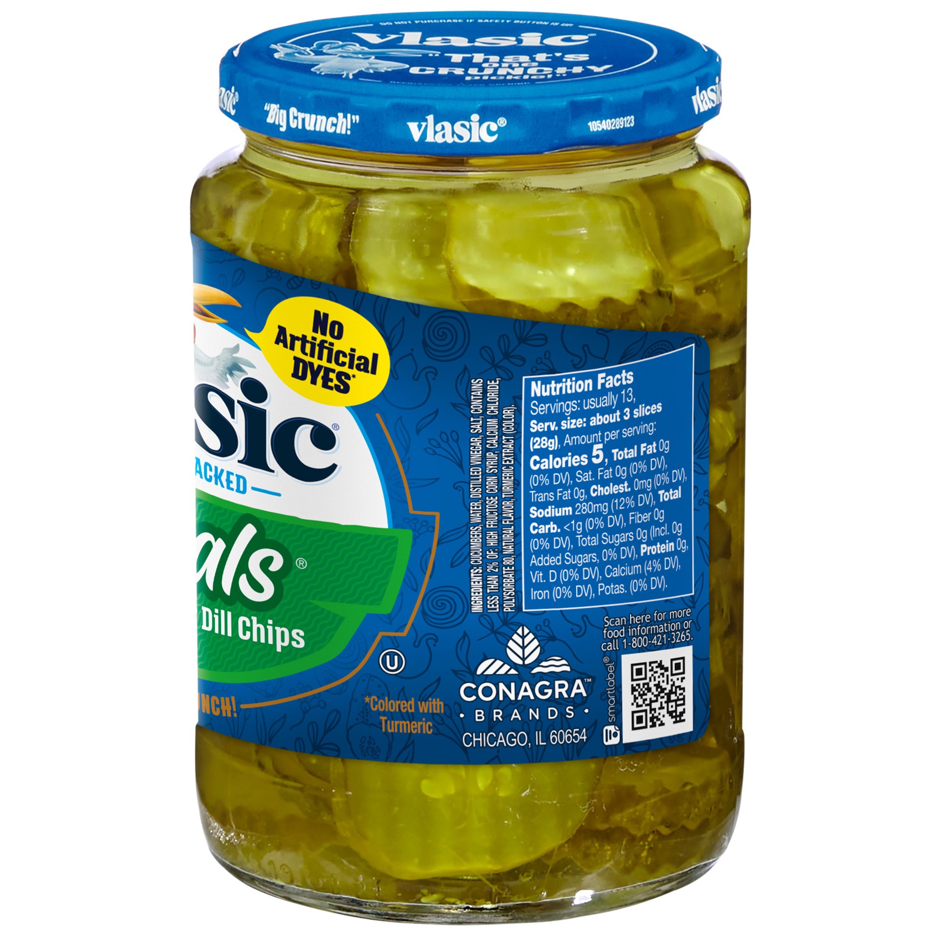 slide 5 of 5, Vlasic Ovals Hamburger Dill Chips Hamburger Dill Chips 24 fl oz, 24 oz