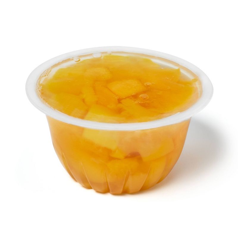 slide 3 of 3, Diced Peaches In Light Syrup Fruit Cups 4ct/16oz - Market Pantry™, 4 ct; 16 oz