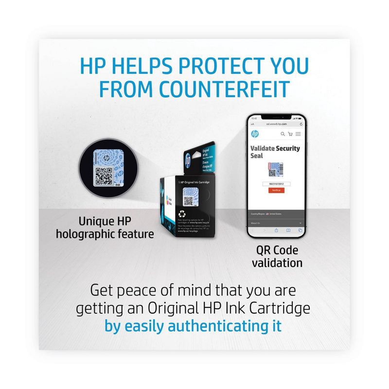 slide 6 of 10, HP Inc. HP 950 Officejet Single Ink Cartridge - Black (CN049AN#140), 1 ct