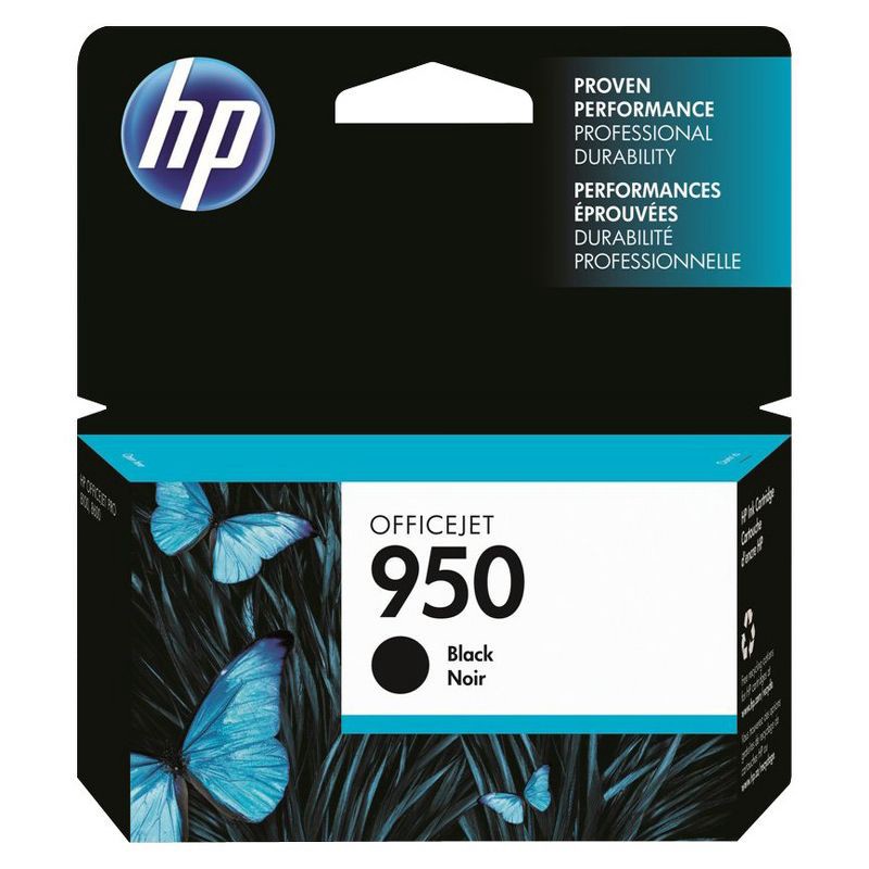 slide 1 of 10, HP Inc. HP 950 Officejet Single Ink Cartridge - Black (CN049AN#140), 1 ct