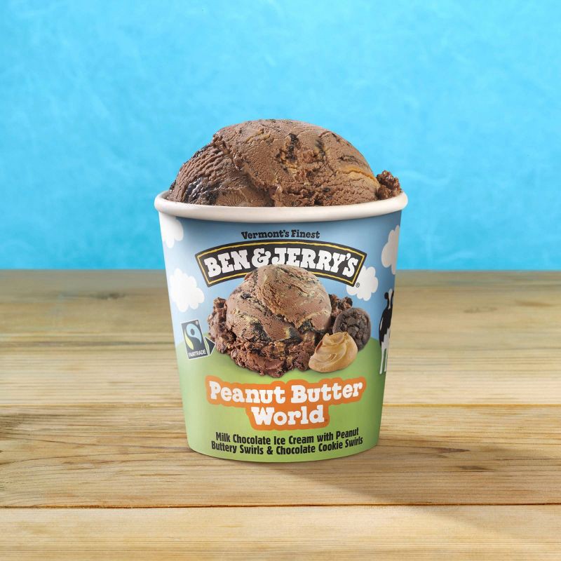 slide 4 of 7, Ben & Jerry's Peanut Butter World Chocolate Ice Cream - 16oz, 16 oz