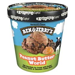 Ben & Jerry's Peanut Butter World Chocolate Ice Cream - 16 fl oz