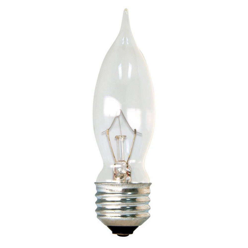 slide 4 of 5, GE Household Lighting GE 40W 4pk CAM Long Life Incandescent Chandelier Light Bulb White, 4 ct