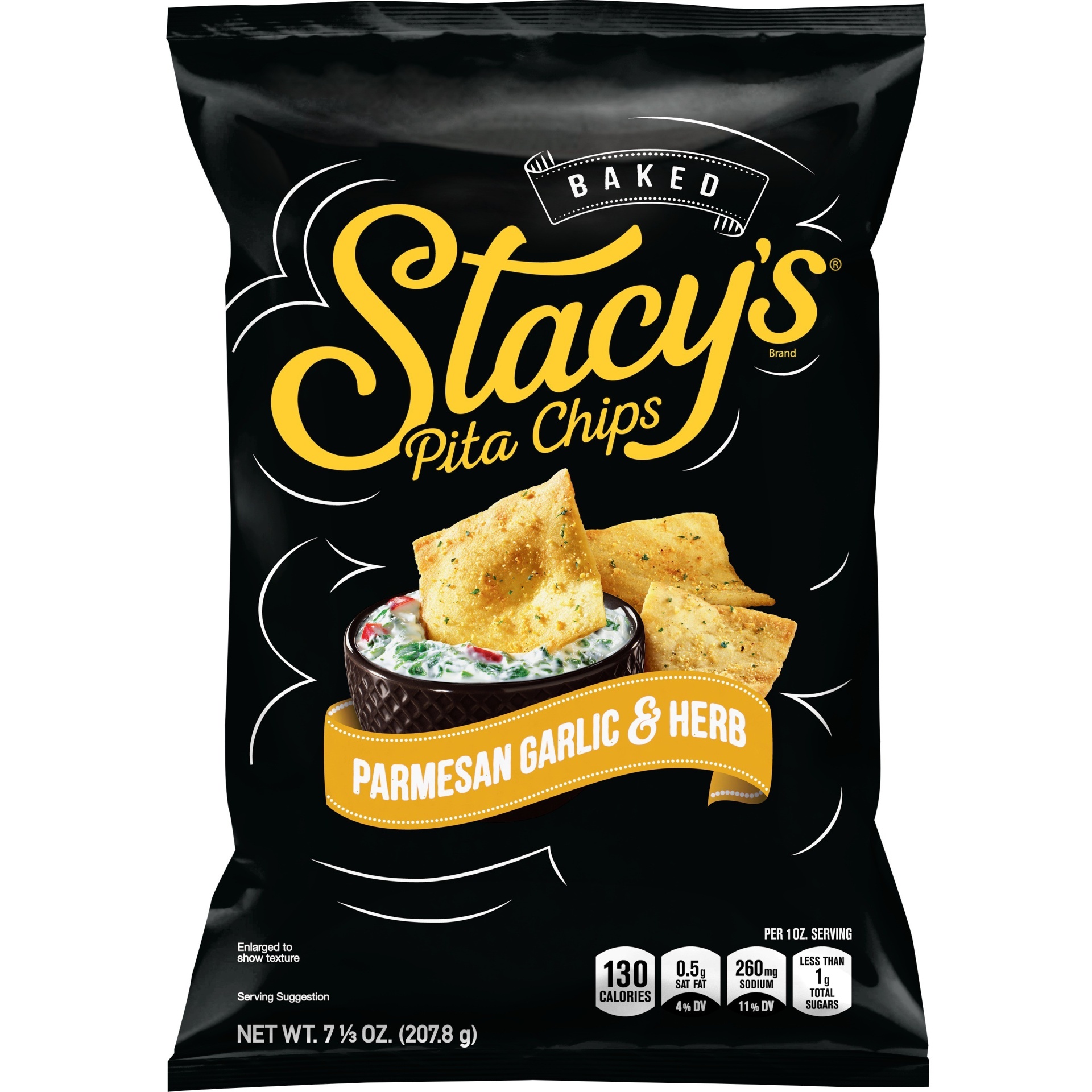 slide 1 of 3, Stacys Stacy's Parmesan Garlic Pita Chips - 7.33oz, 7.33 oz