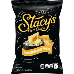 Stacys Stacy's Parmesan Garlic Pita Chips - 7.33oz