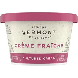 Vermont Creamery Cultured Cream French Style Creme Fraiche - 8 Oz