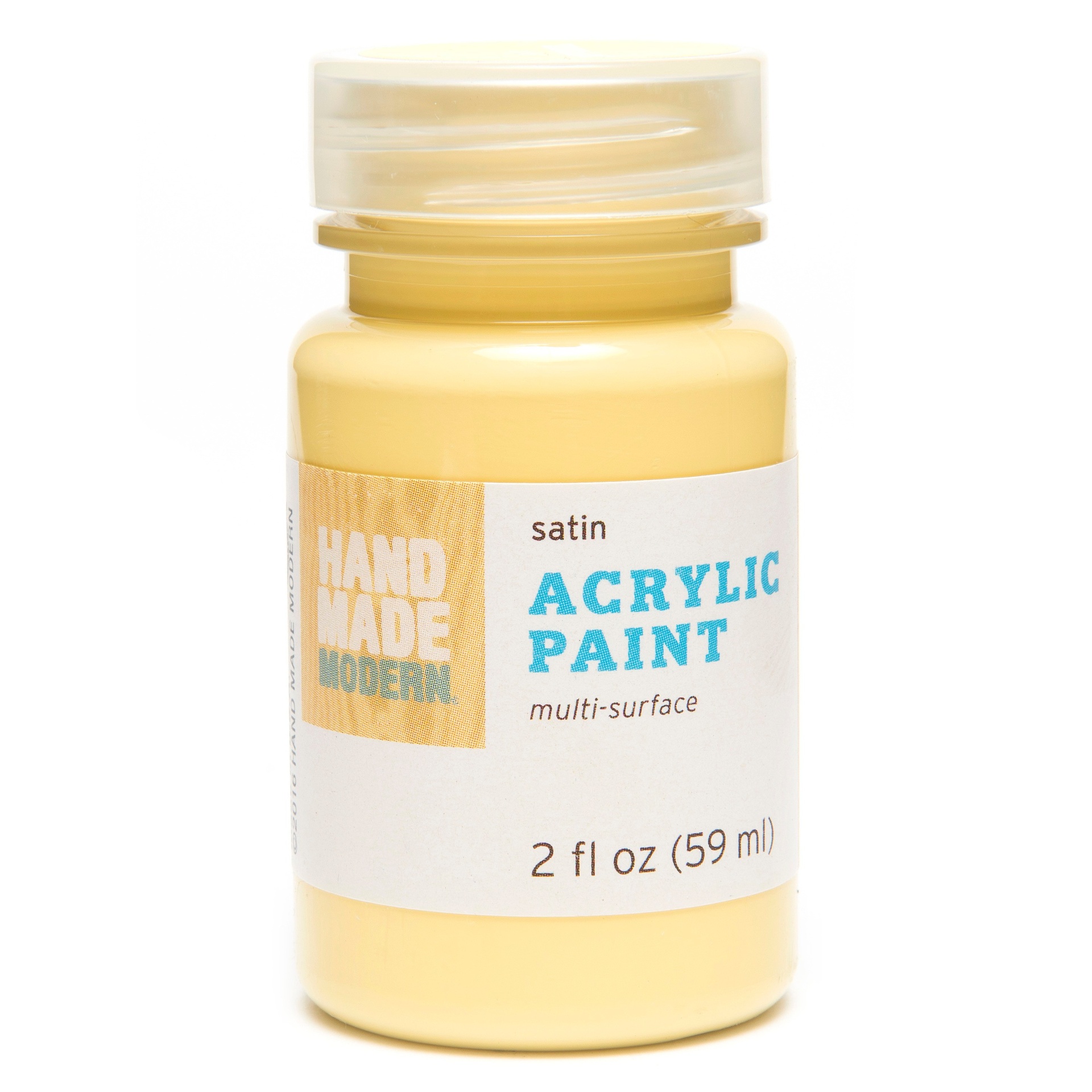 slide 1 of 1, Hand Made Modern Satin Acrylic Paint - Daffodil, 2 oz