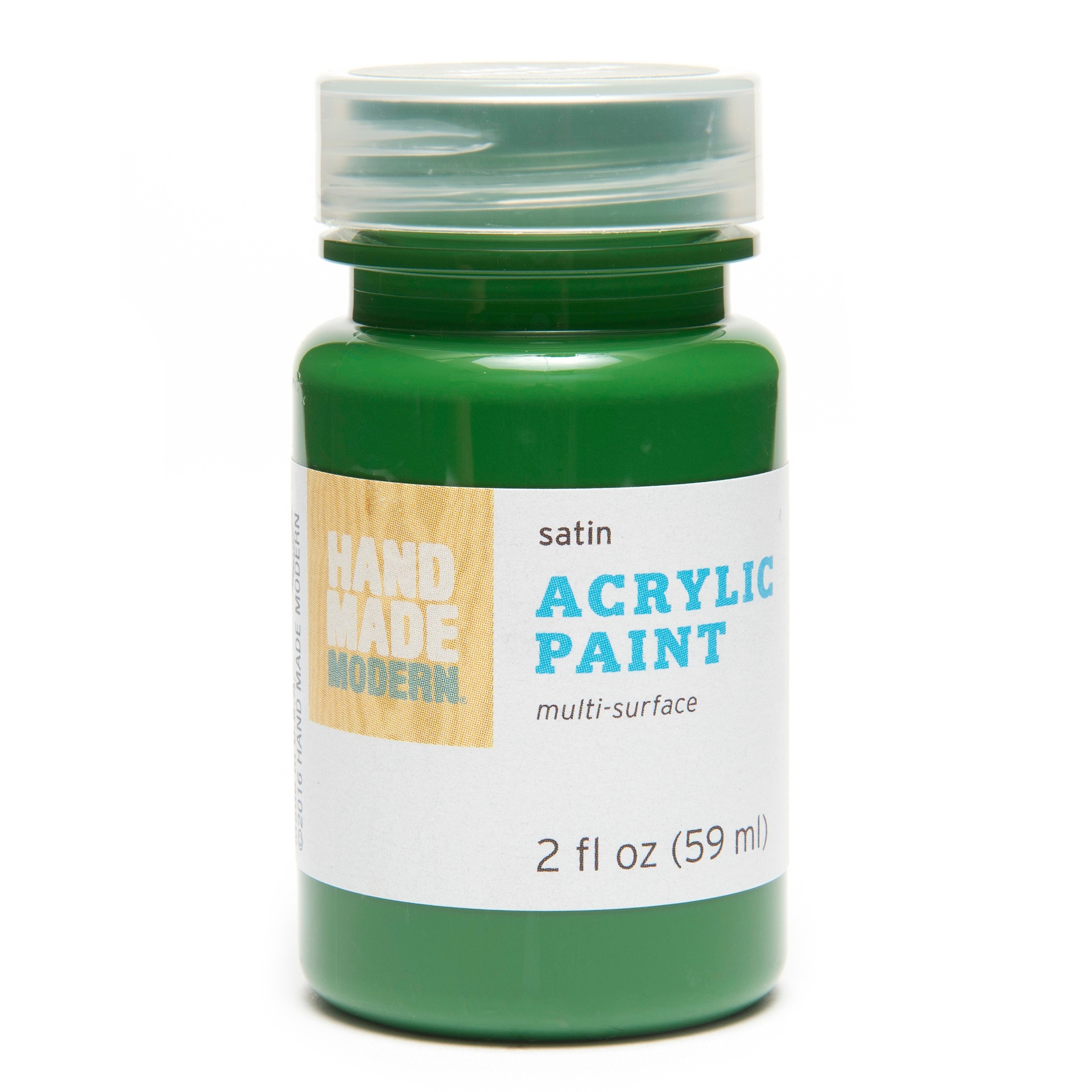 slide 1 of 1, Hand Made Modern Satin Acrylic Paint - Norfolk Pine, 2 oz