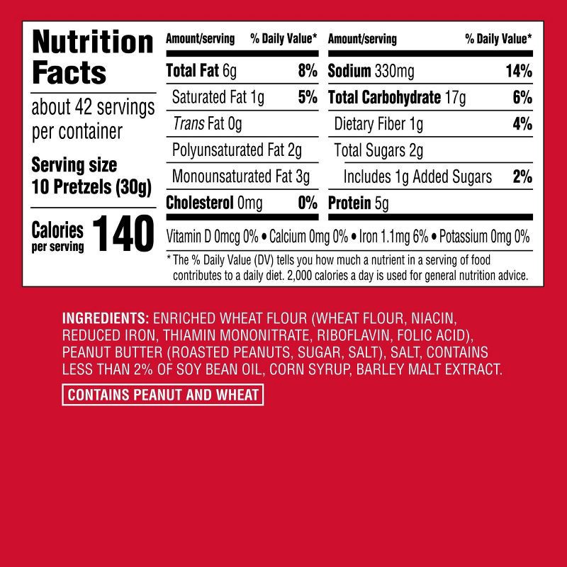 slide 4 of 4, Peanut Butter Filled Pretzels - 44oz - Market Pantry™, 44 oz