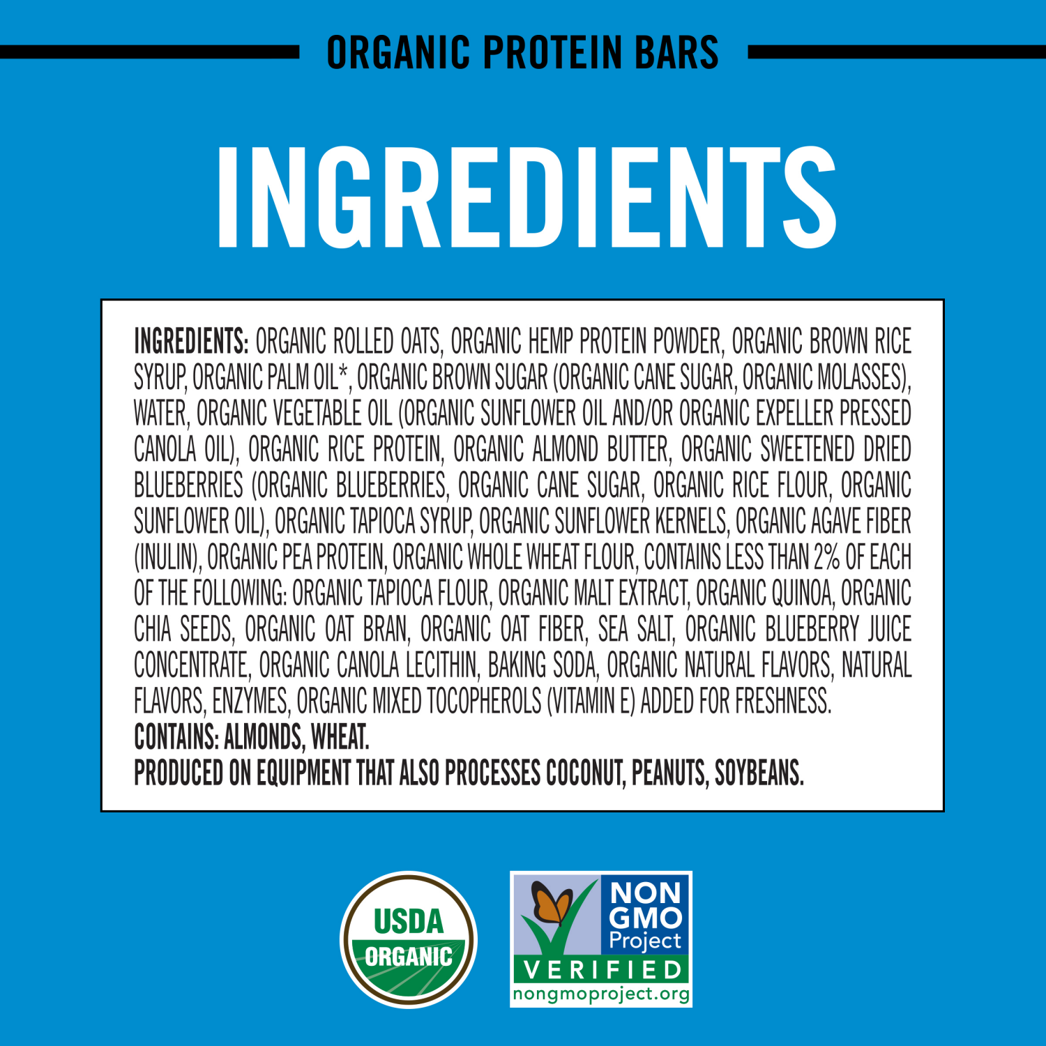 slide 3 of 4, Dave's Killer Bread Amped-Up Blueberry Almond Butter Organic Protein Bars, 4 Count, 4 ct