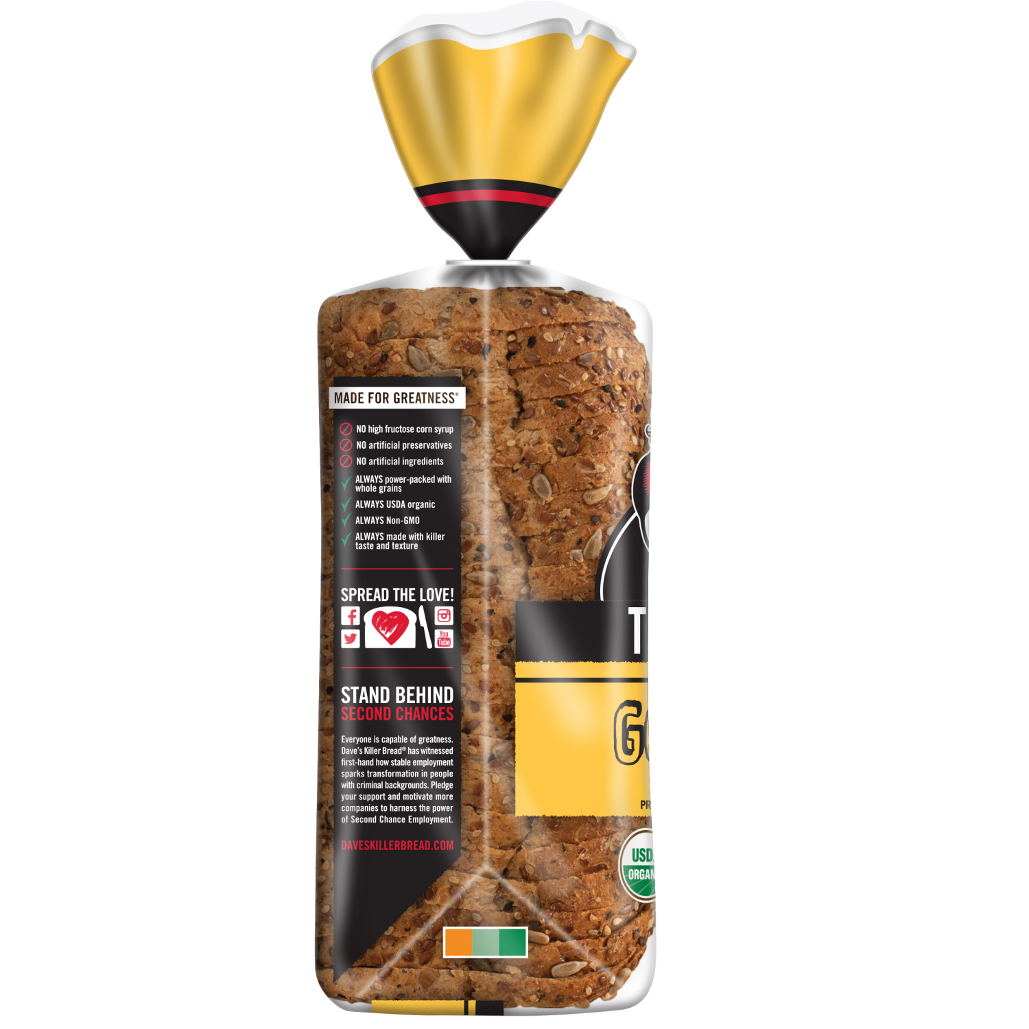 slide 2 of 3, Dave's Killer Bread Good Seed Thin-Sliced, Organic Bread, 13g Whole Grains per Slice, 20.5 oz Loaf, 20.5 oz