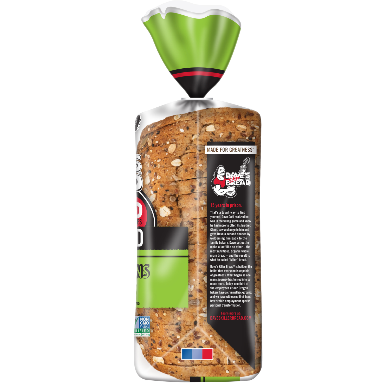 slide 3 of 3, Dave's Killer Bread Bread, Organic, Thin-Sliced, 20.5 oz