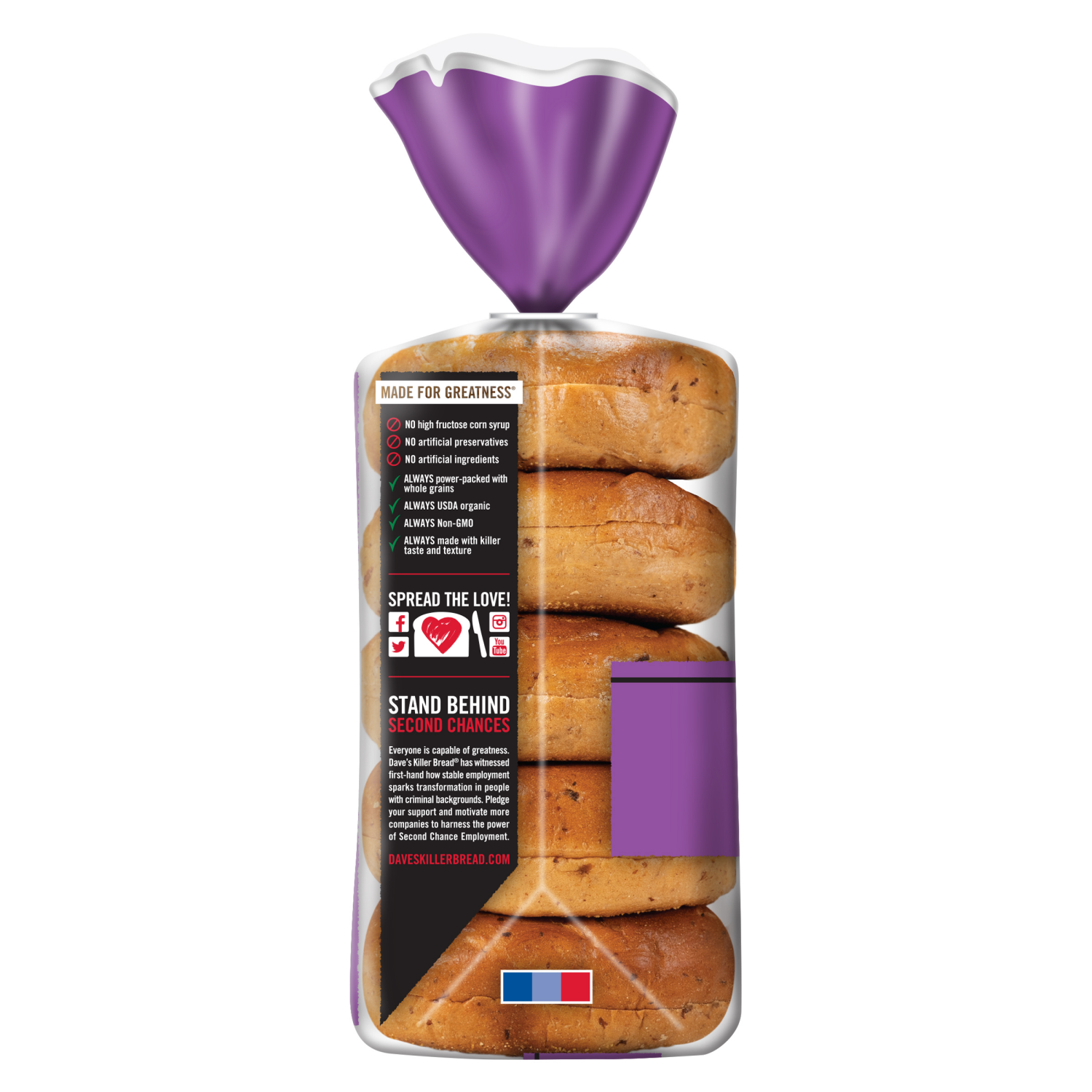 slide 4 of 7, Dave's Killer Bread Cinnamon Raisin Remix Bagels, Organic Cinnamon Raisin Bagels, 5 Count, 16.75 oz