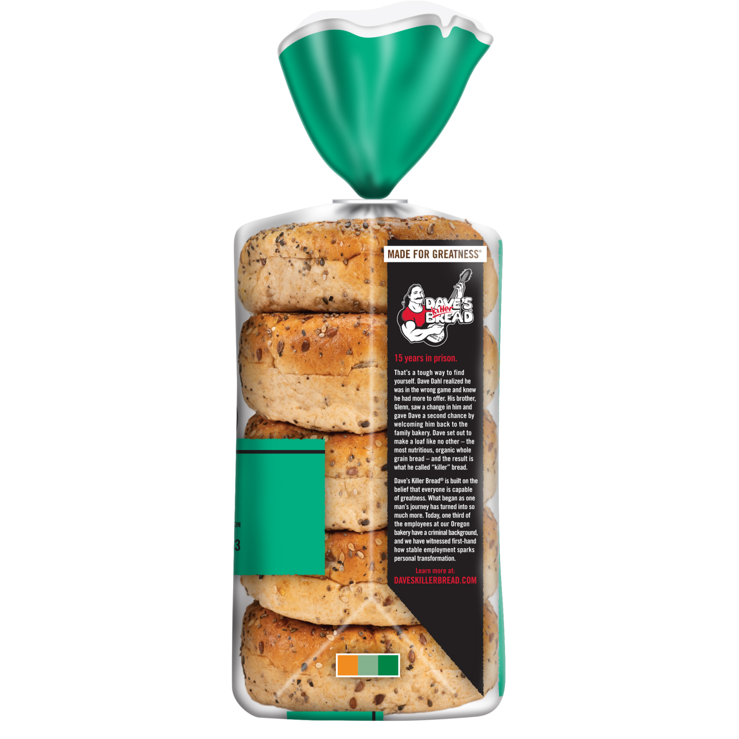 slide 3 of 5, Dave's Killer Bread Bagels, Organic, 16.75 oz