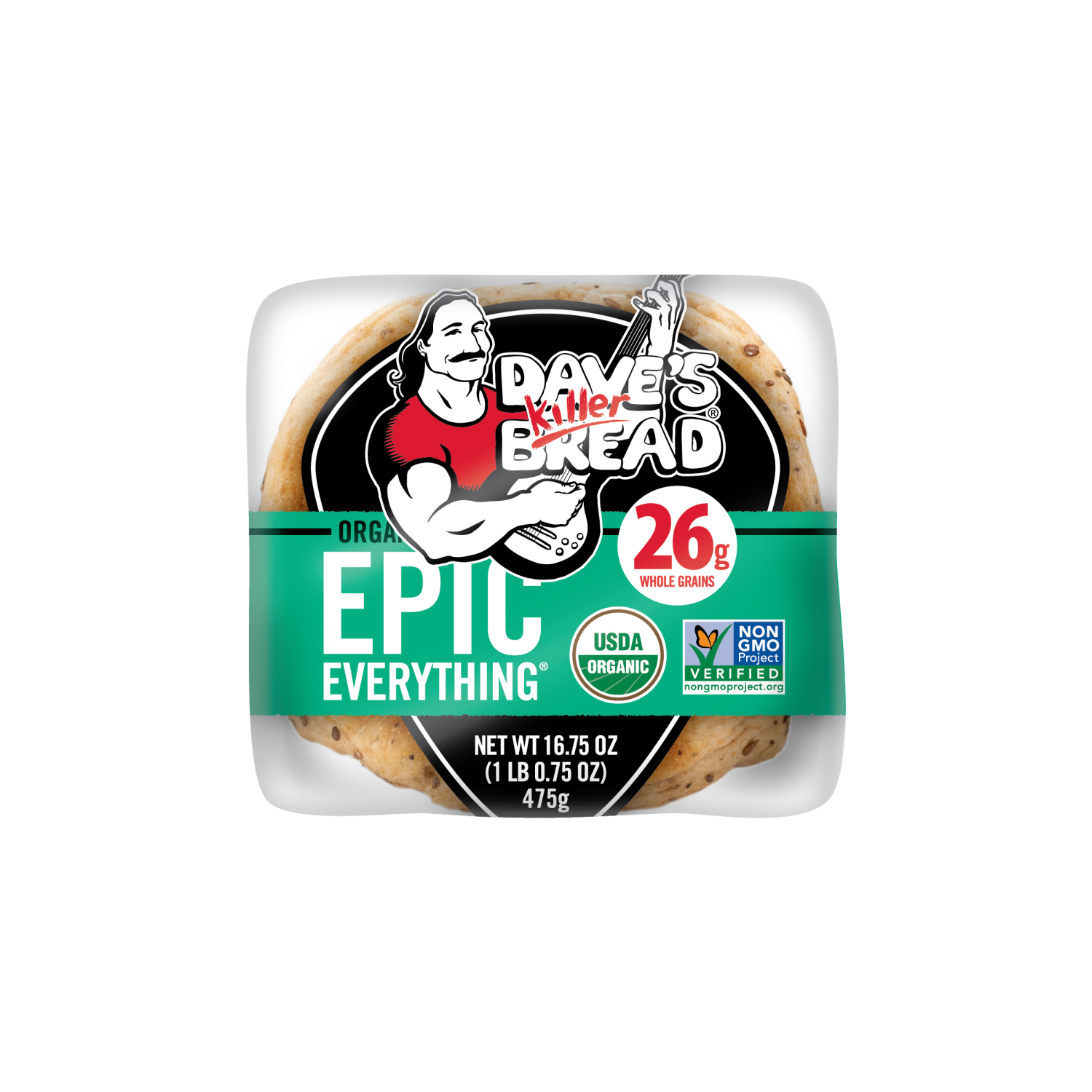 slide 3 of 7, Dave's Killer Bread Bagels, Organic, 16.75 oz