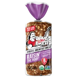 Dave's Killer Bread Breakfast Bread, Organic, Raisin the Roof