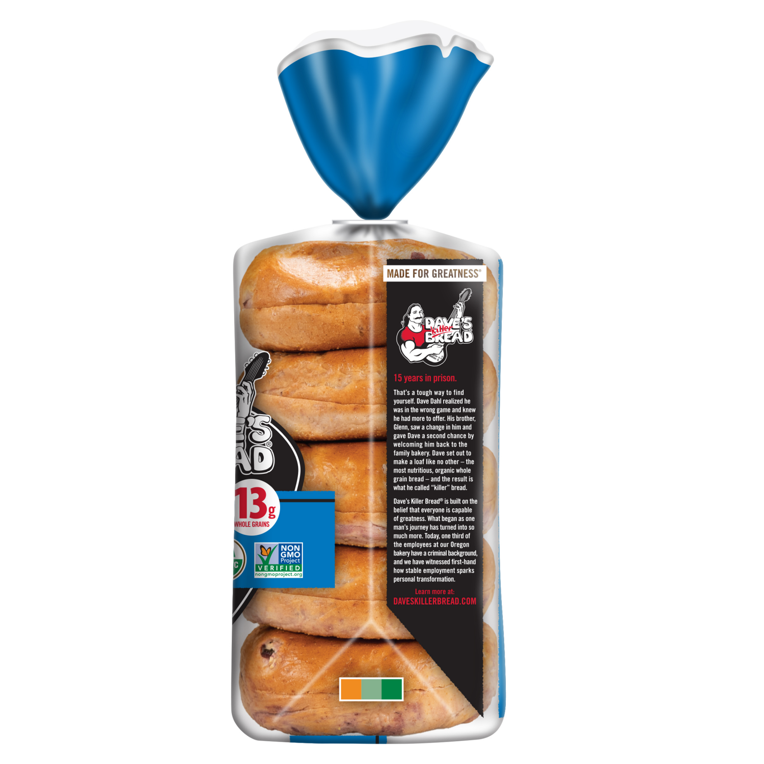 slide 4 of 6, Dave's Killer Bread Bagels, Organic, 5 ct; 16.75 oz